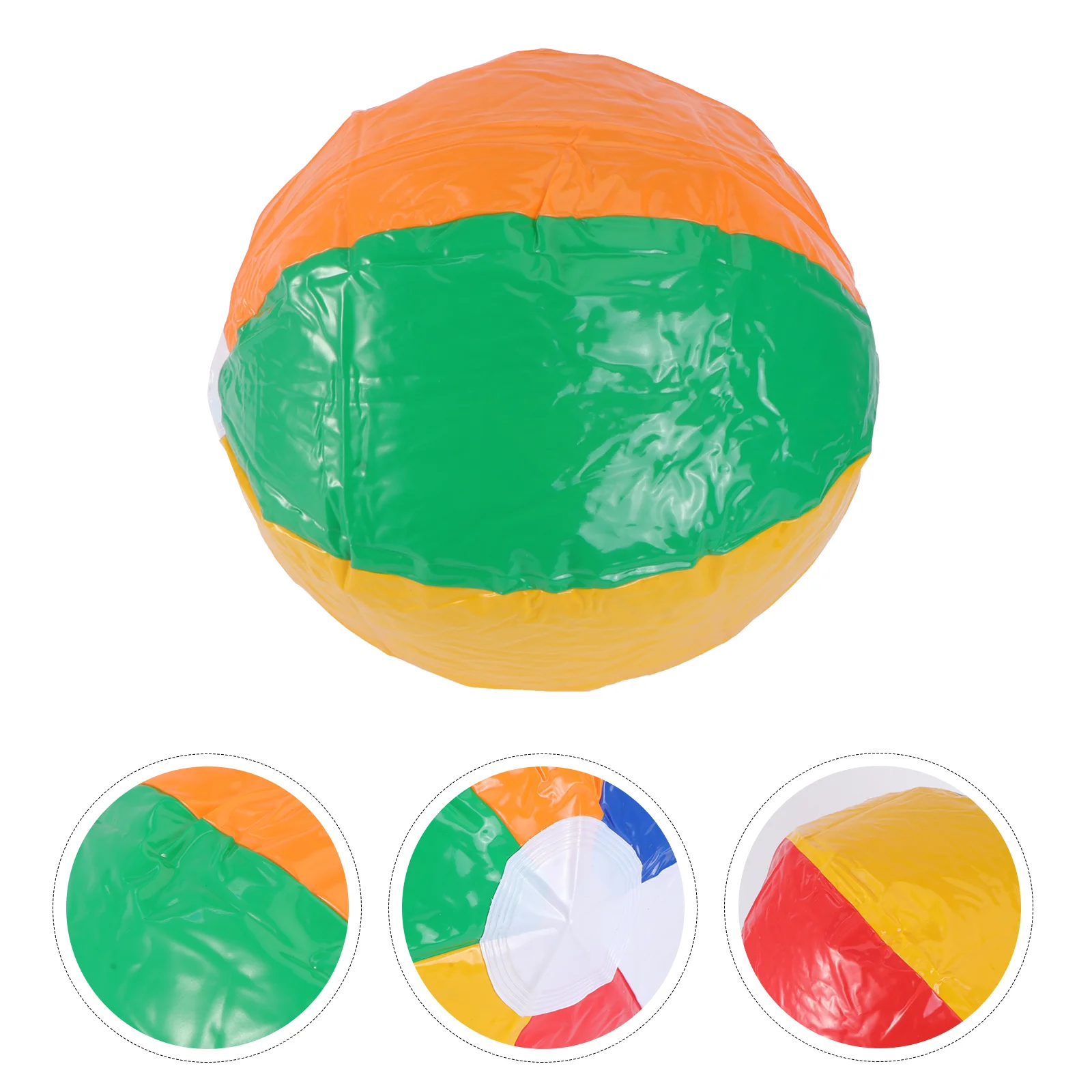 6pcs Rainbow Pack Inflatable Beach Balls Balls for Beach Swimming Pool Parties colorful beach balls