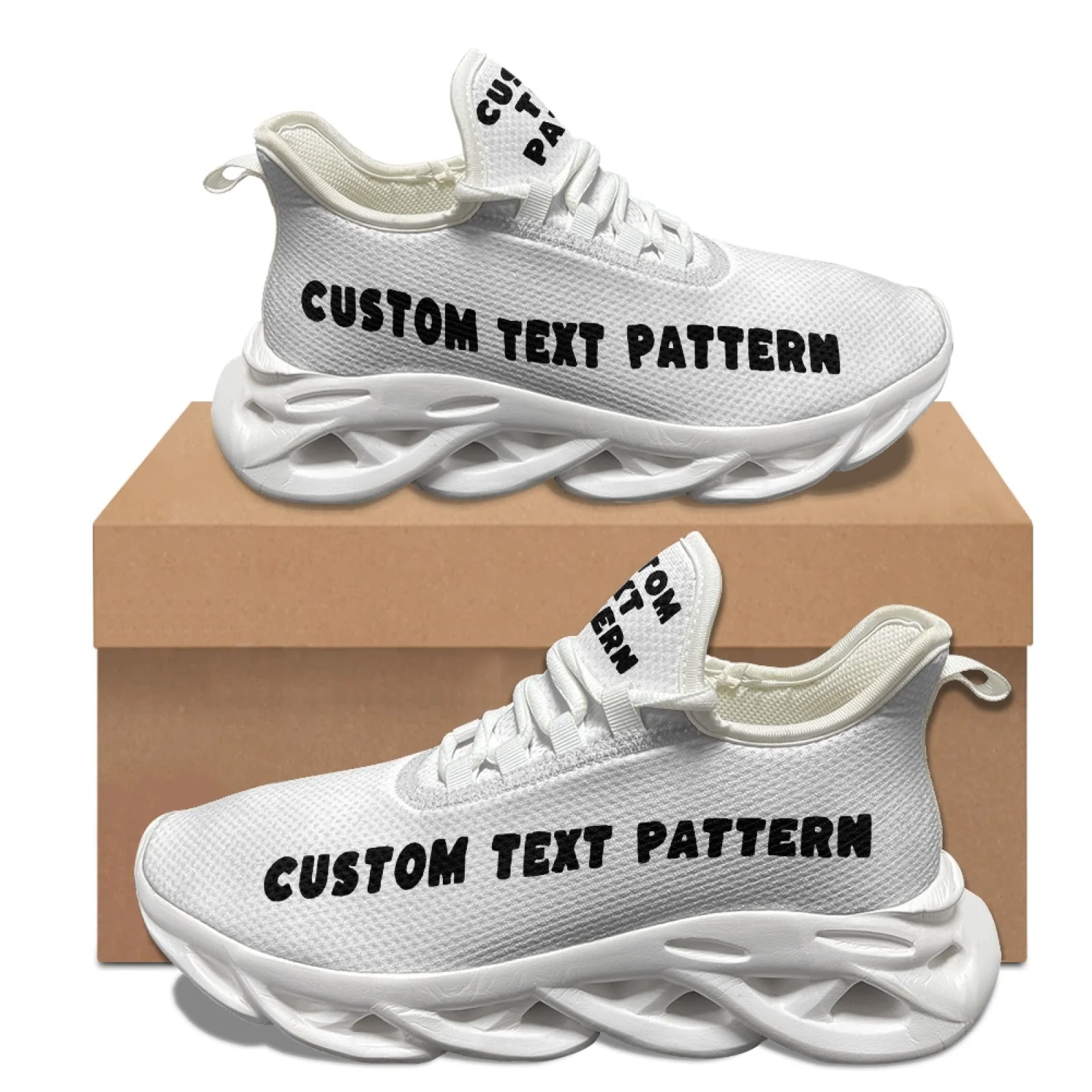 Customized Running Shoes Man Women Lightweight Sneakers Daily Walking Shoes