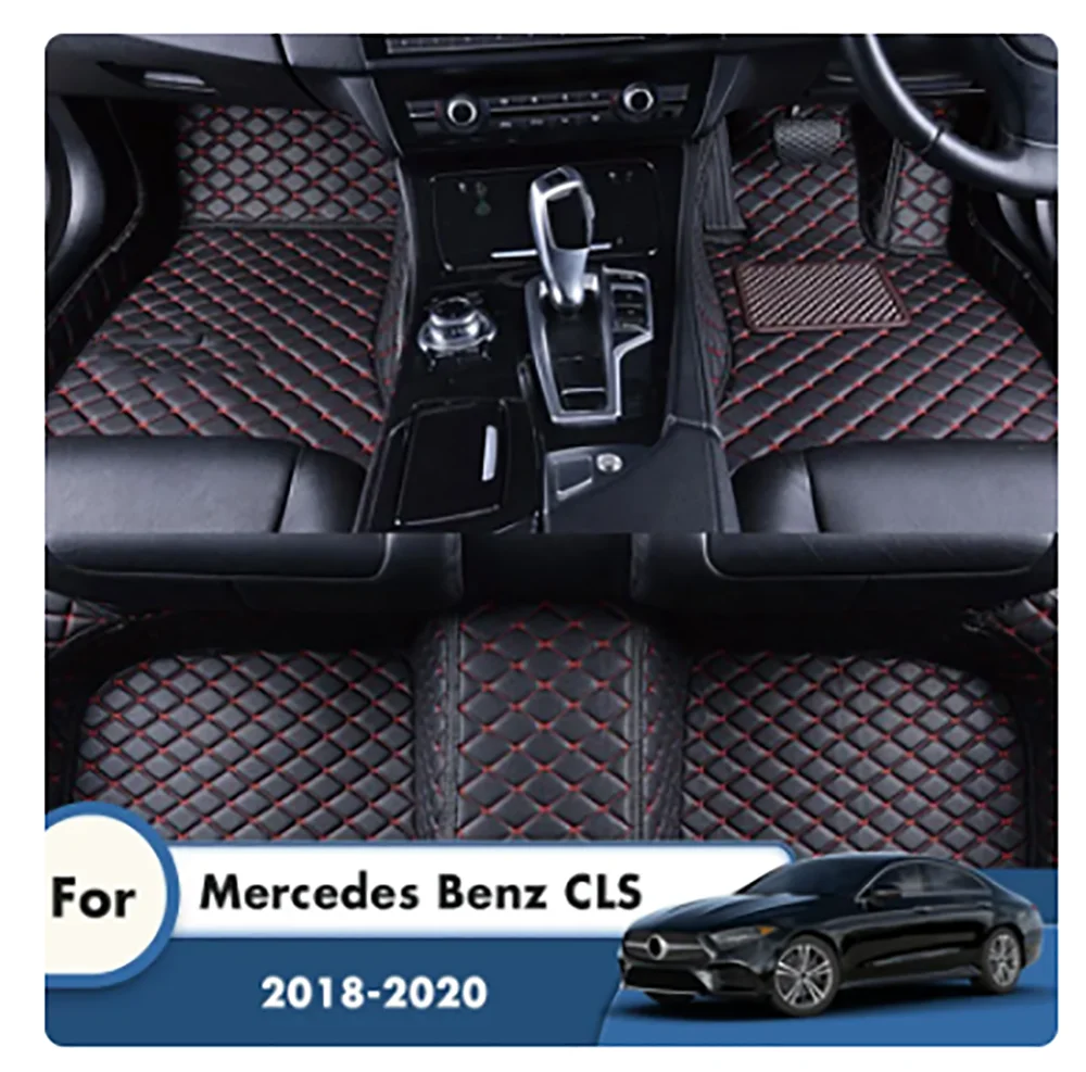 

Автомобильные коврики RHD для Mercedes Benz CLS 2020 2019 2018, Стайлинг под заказ, водонепроницаемые украшения, аксессуары для интерьера, покрытие, коврики