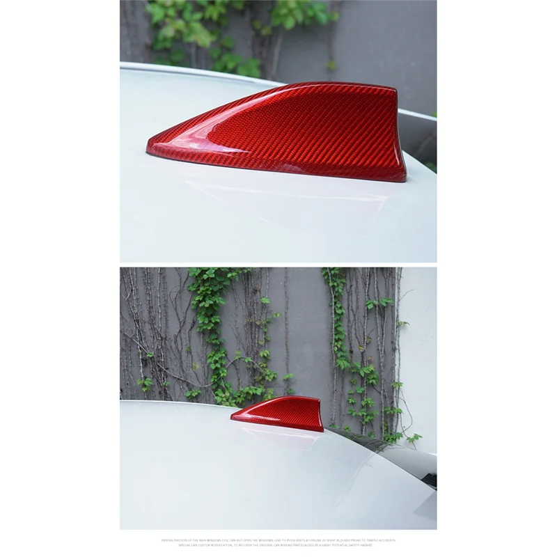 ABHY-غطاء هوائي زعنفة القرش لسوبارو BRZ تويوتا GR86 2021-2023 غطاء ملصق من ألياف الكربون الحقيقية غطاء داخلي #3