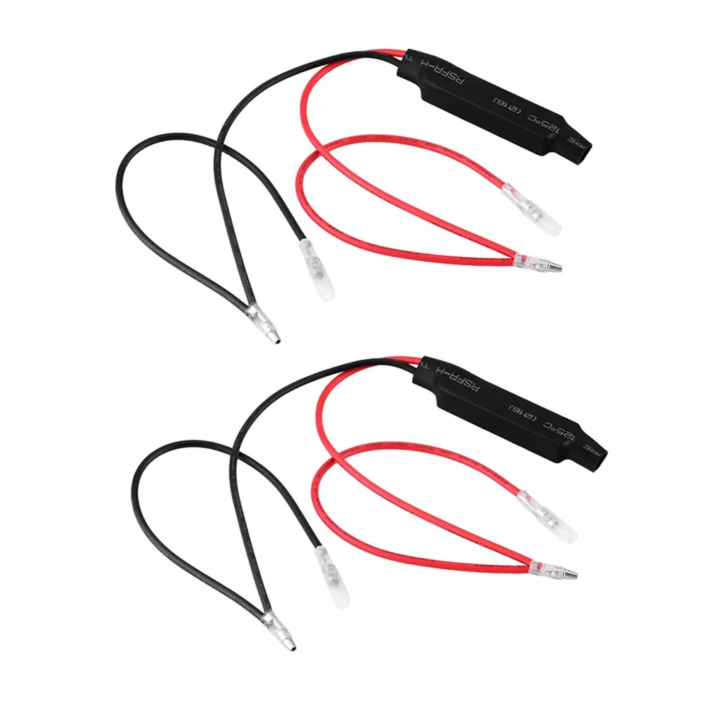 Universal 10W Power Rating Turn Signal Resistor Plug And Play Easy Install LED Load Resistor 12V Error Canceller Resistor