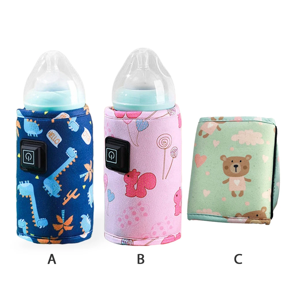 USB Baby Bottle Warmer Thermostatic Milk Water Heat Pouch Kids Supplies