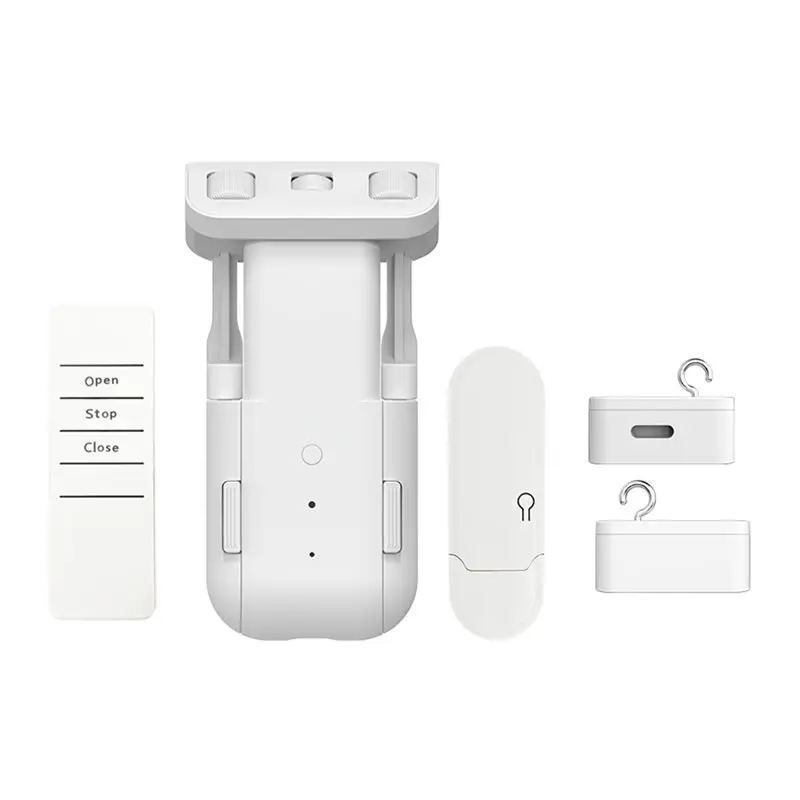 TFORU-Tuya Wifi Smart Curtain Robot Automatic Curtain Opener Voice Control Remote Control Smart Electric Curtain Motor