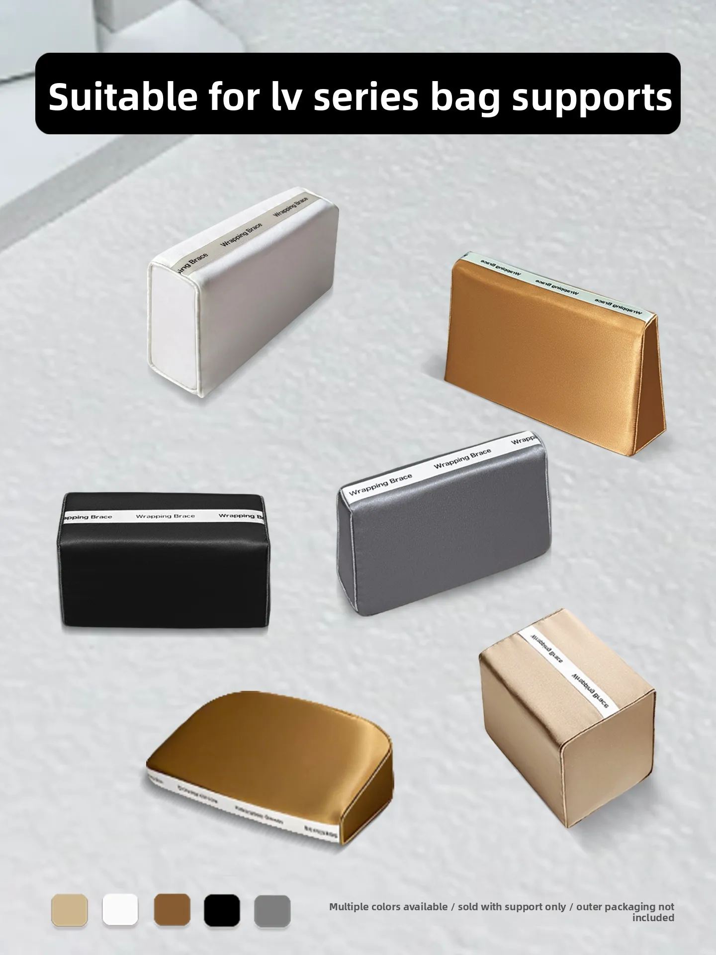 

Органайзер для сумок Yuanle LV Series, универсальный, прочный, однотонный, с креплением для сумки...