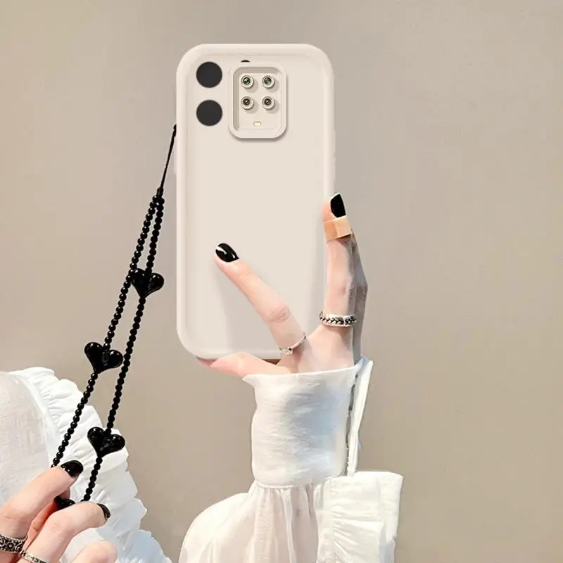 N ote 9Pro New Sky Eye Lanyard Silicone Phone Case For Redmi Note 9 9T 9S 9Pro 9ProMax 8 8Pro 7 7Pro Cover