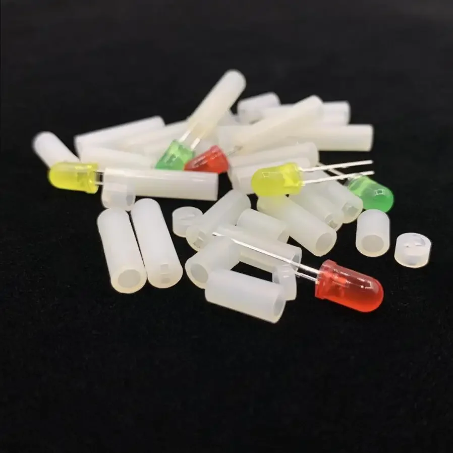 3MM 5MM H:3 4 5 6 7 8 9 10 11 12 13MM LED Round Spacer Nylon Support Interval Cylindrical /Isolation Column /Lamp Holder