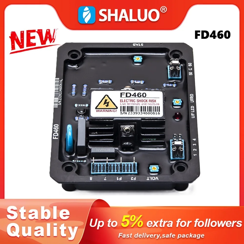Regulador de Tensão Automático FD460 SX460: Análise Técnica e Recomendação para Geradores de Alta Performance