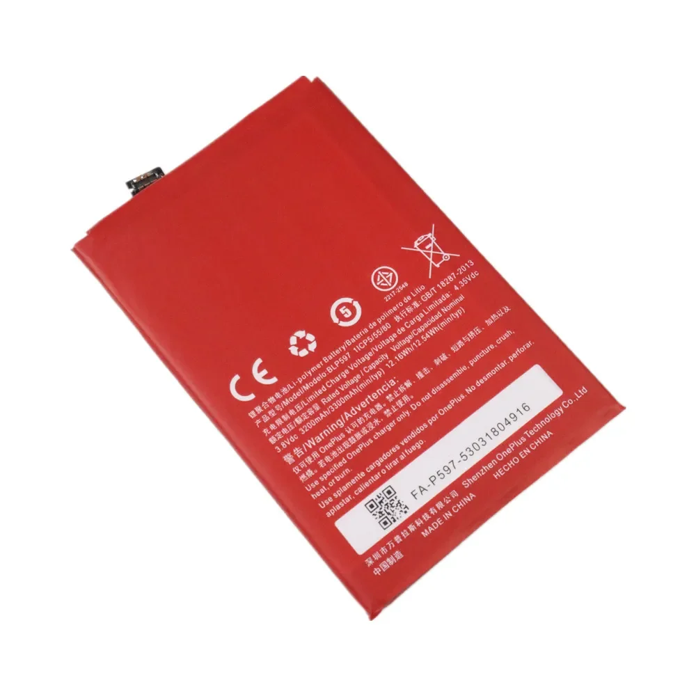 New 100% Original 1 + Battery BLP597 3300mAh For OnePlus 2 A2001 Mobile Phone High Quality Replacement Batteries In Stock