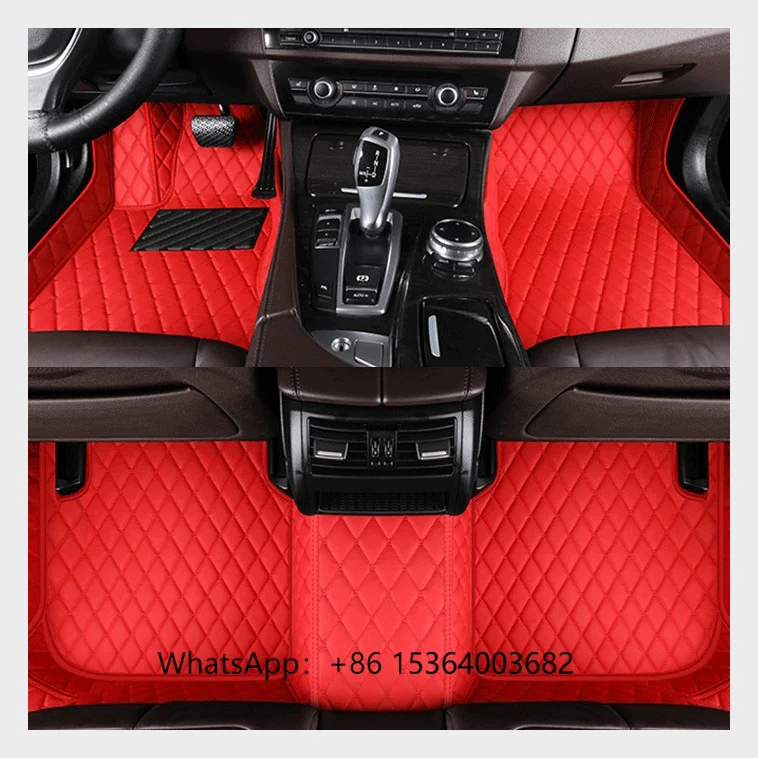 

Anti slip Interior Accessory Luxury Waterproof 3D Specific Car Model Custom Fit Leather Front Back Car Floor Mat for Auto