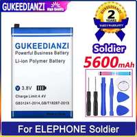 Safe Mobile Phone Battery For Elephone Soldier Phone 4GB 128GB IP68 Waterproof 5.5\