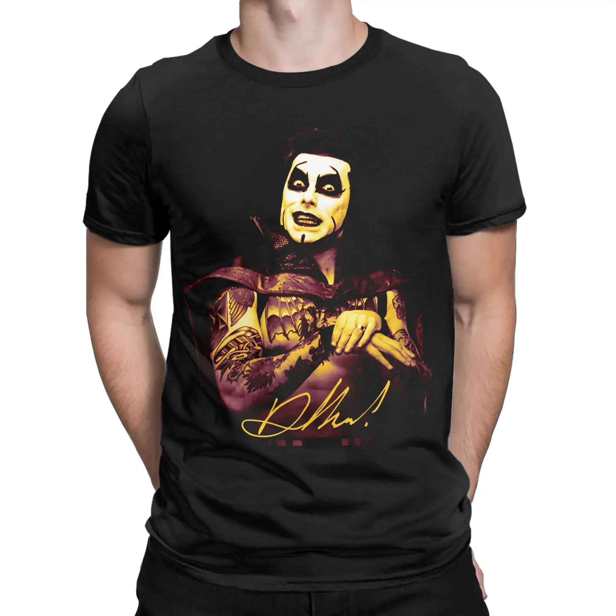 Men Danhausen Wrestler Wrestling Very Nice Very Evil T Shirt 100% Cotton Clothing Vintage Short Sleeve Round Neck Tees T-Shirts