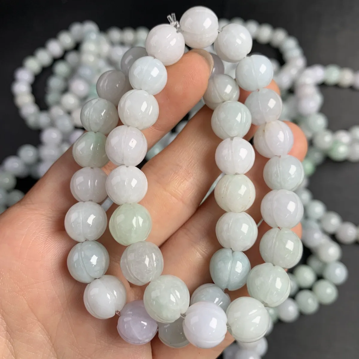 

Natural Myanmar Loose Jade Pumpkin Bead Bracelets Hand 10mm Chains Women's Gifts Jewelry Wholesale Drop Shipping