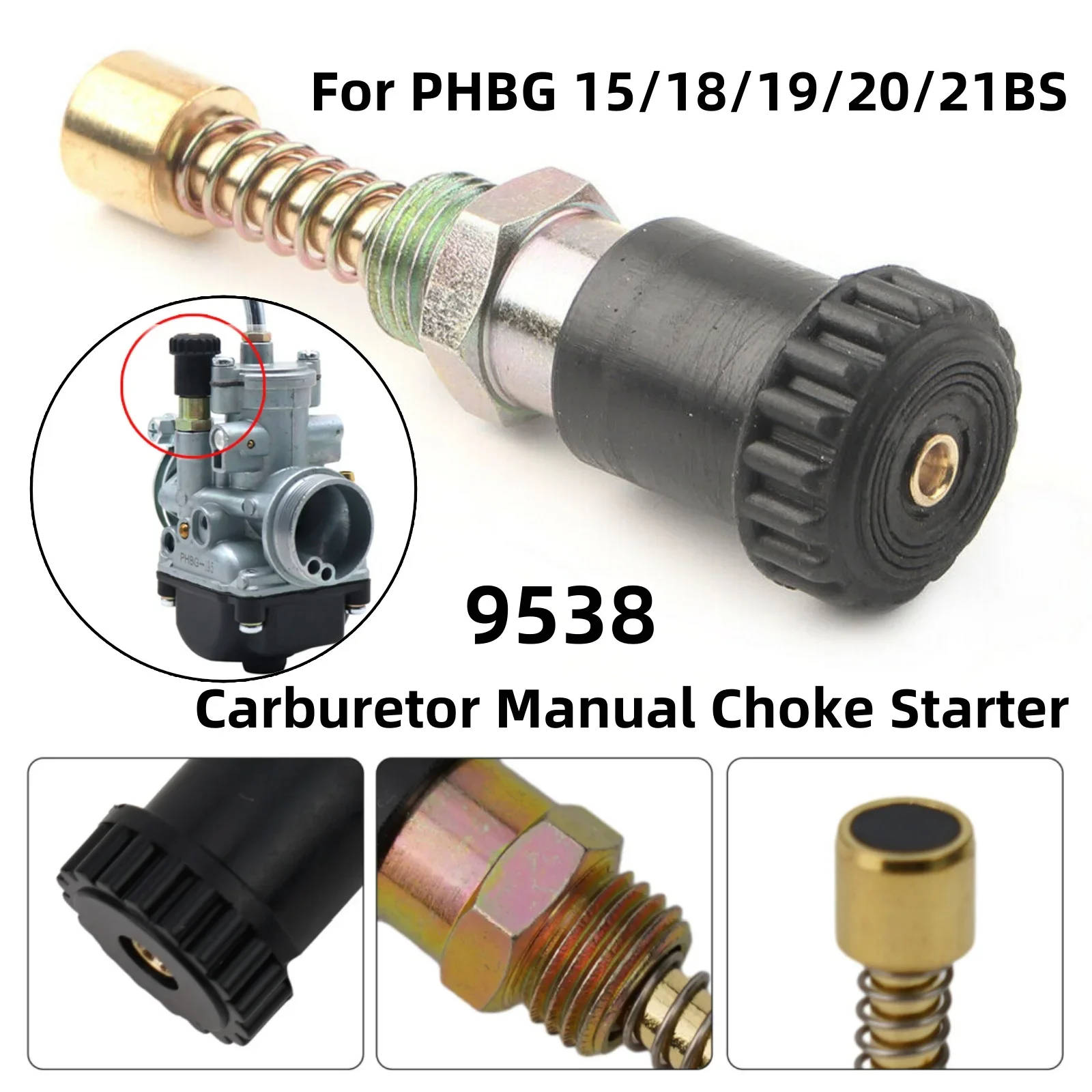 Manual Pull Choke Automatic Choke Dellorto Carburetor For PHBG 9538 For R2557 PHBG 21AS For R2517 15AS For R2575 PHBG 19CS