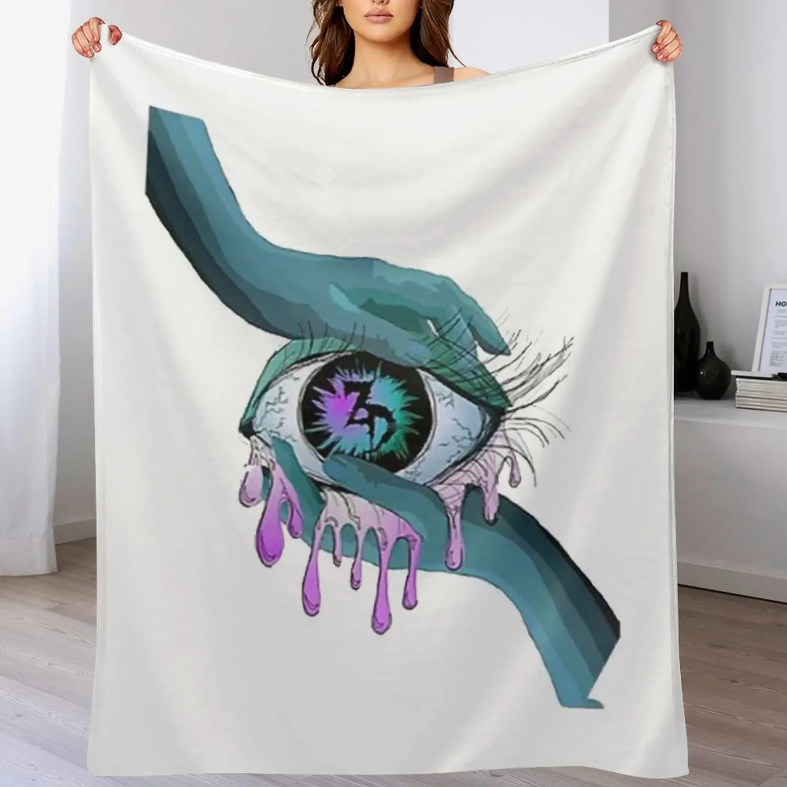 

zeds dead Throw Blanket Furry Summer For Decorative Sofa Plaid Blankets