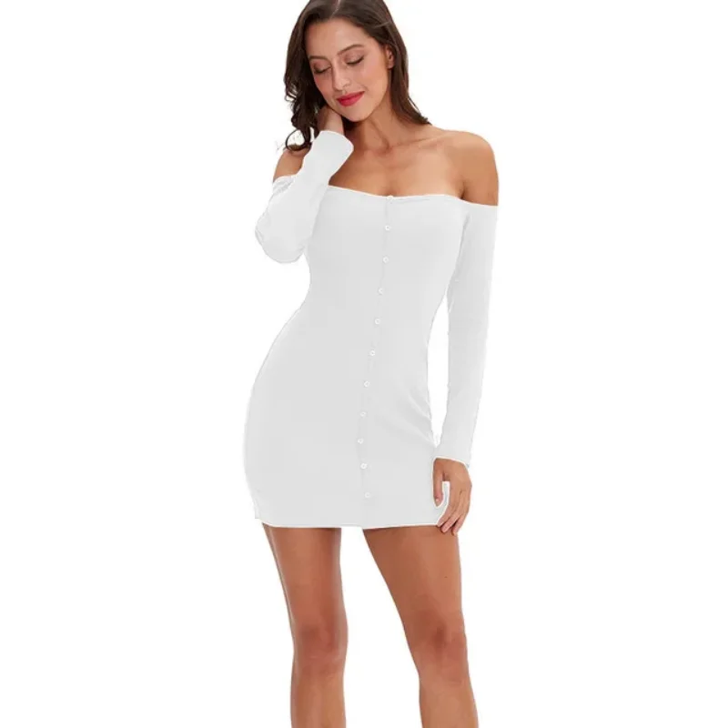 Cotton Sexy White Dresses Women Bodycon Backless Dresss Short Package Hip Mini Dress 2024 Female Clothing Dating Party Dresses