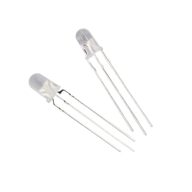100pcs F5 5mm 0,06W 20mA redondo multi cor nevoeiro ânodo comum cátodo diodo DIP
