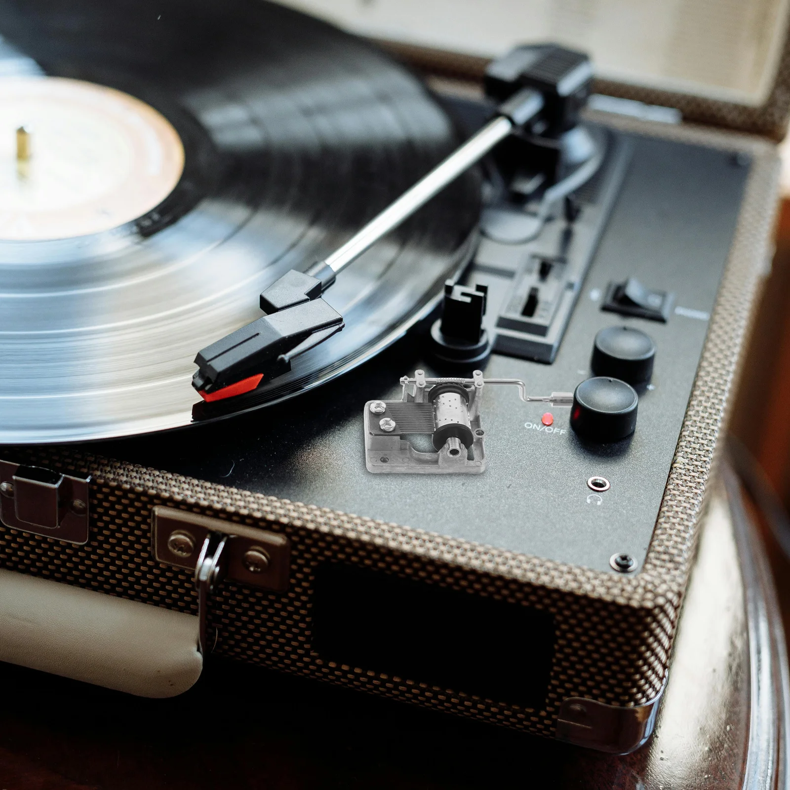 4 Piezas de Mecanismo de Caja de Música, Manivela Manual, Movimiento de Caja de Música para Bricolaje, Piezas de Repuesto, Reparación de Manualidades, Mecanismo Musical Manual, Suave