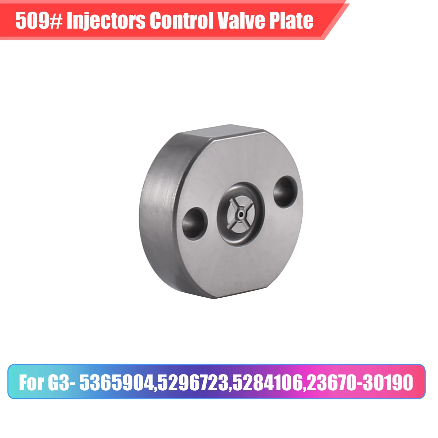 A11M-For NEW Car Fuel Injectors Control Valve Plate 509 For Common Rail Injector G3- 5365904,5296723,5284106,23670-30190