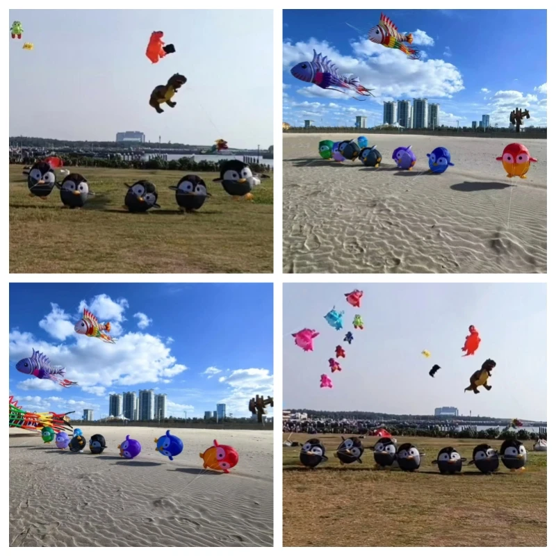 

Penguin Kites outdoor toys ripstop nylon kites pendant weifang kites factory metro hoka original kite surfing 3d kite parplan