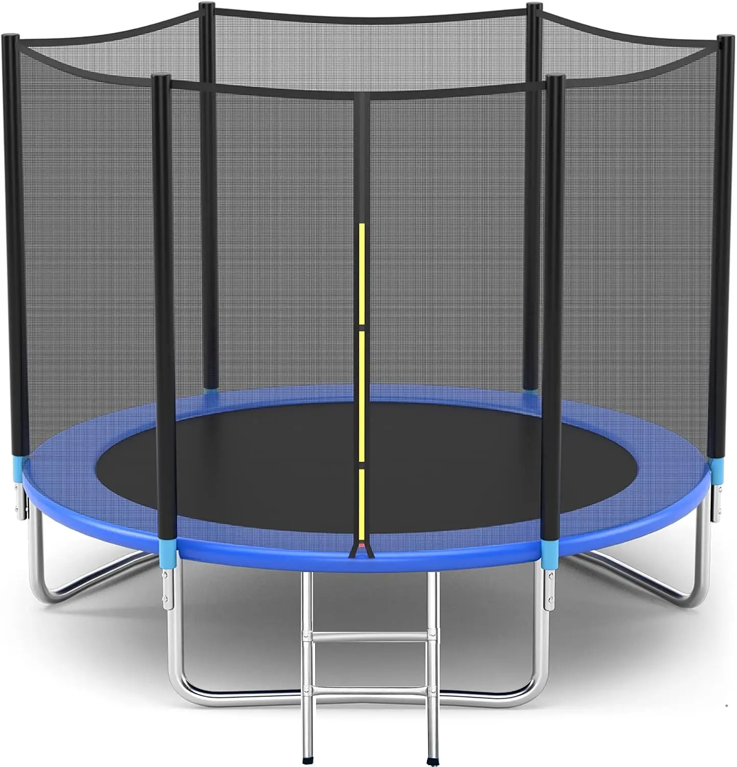 Trampoline with Safety Enclosure,   Heavy Duty Jumping Mat and Spring Cover Padding for Kids and