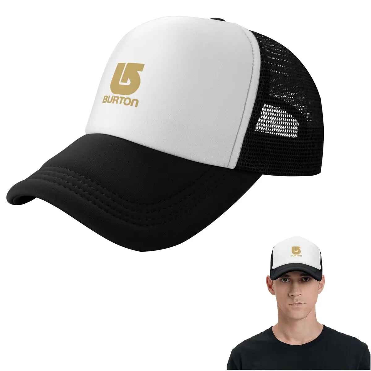 Burton Snowboard Sportive (7) Cap Fashion Mesh Baseball Caps Adjustable Hat Hip Hop Summer Unisex Baseball Hats