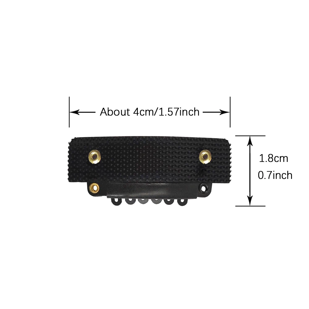 5 Pcs Stickable U-Shape Snap Clips for Hair Extensions