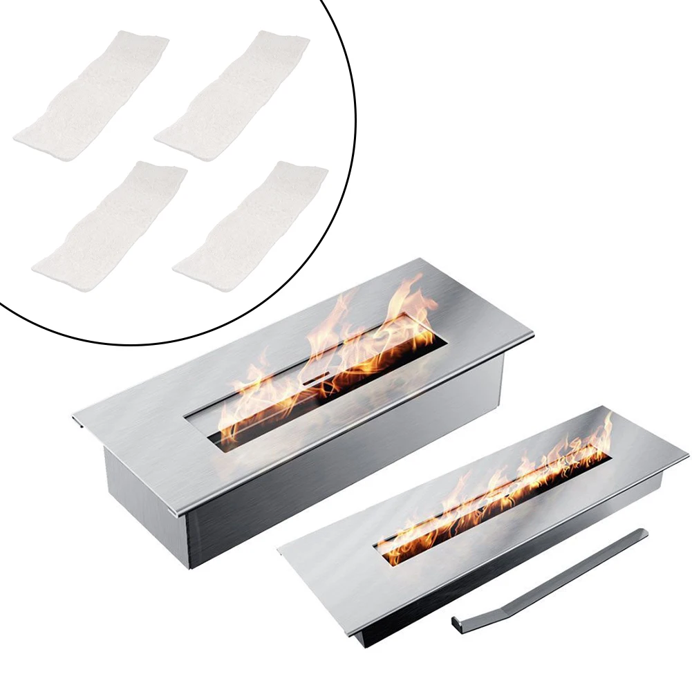 Sponge Wool Cotton 30x20x0.6cm Bioethanol Fire Fireplace Firebox Safety High Temperature Resistance Sponge