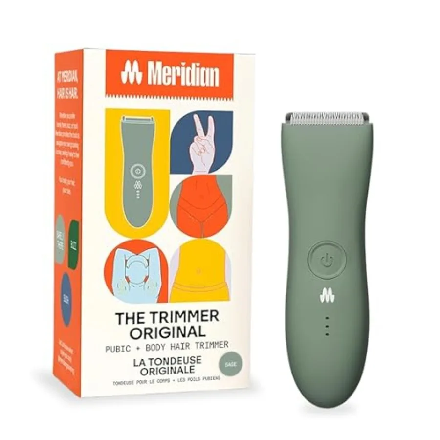 

The Trimmer Original - Body Hair Trimmer for Men Electric Shaver for Pubic Hair Chest Legs and Bikini Waterproof and Rechargeab