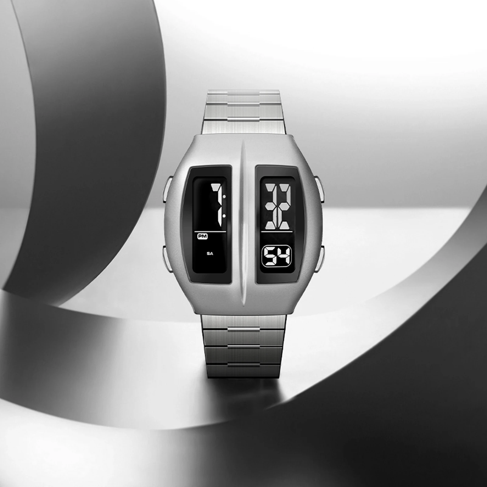 Luxury Rose Gold Women Watches Electronic Digital Display Retro Style Clock Men's Relogio Masculin Reloj Hombre homme