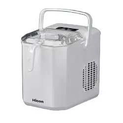 Hicon Electric Ice Maker 15KG/24H Bullet Cylindrical Home Ice Cube Making Machine Countertop For Commercial Small Milk Tea Shop