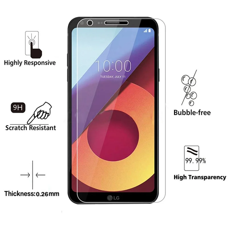 9H Tempered Glass For LG Q6 Plus Q6 Alpha Q6a M700 Screen Protector Protective Film for lg q6 M700N M700DSK M700A