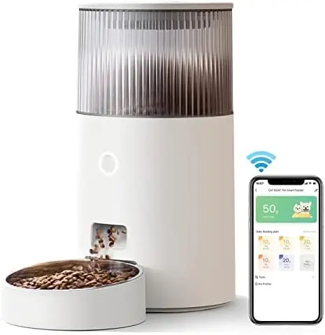 

Automatic Pet Food Dispenser WiFi Smart Pet Feeder with APP Control 2.5L for Cats and Dogs Factory