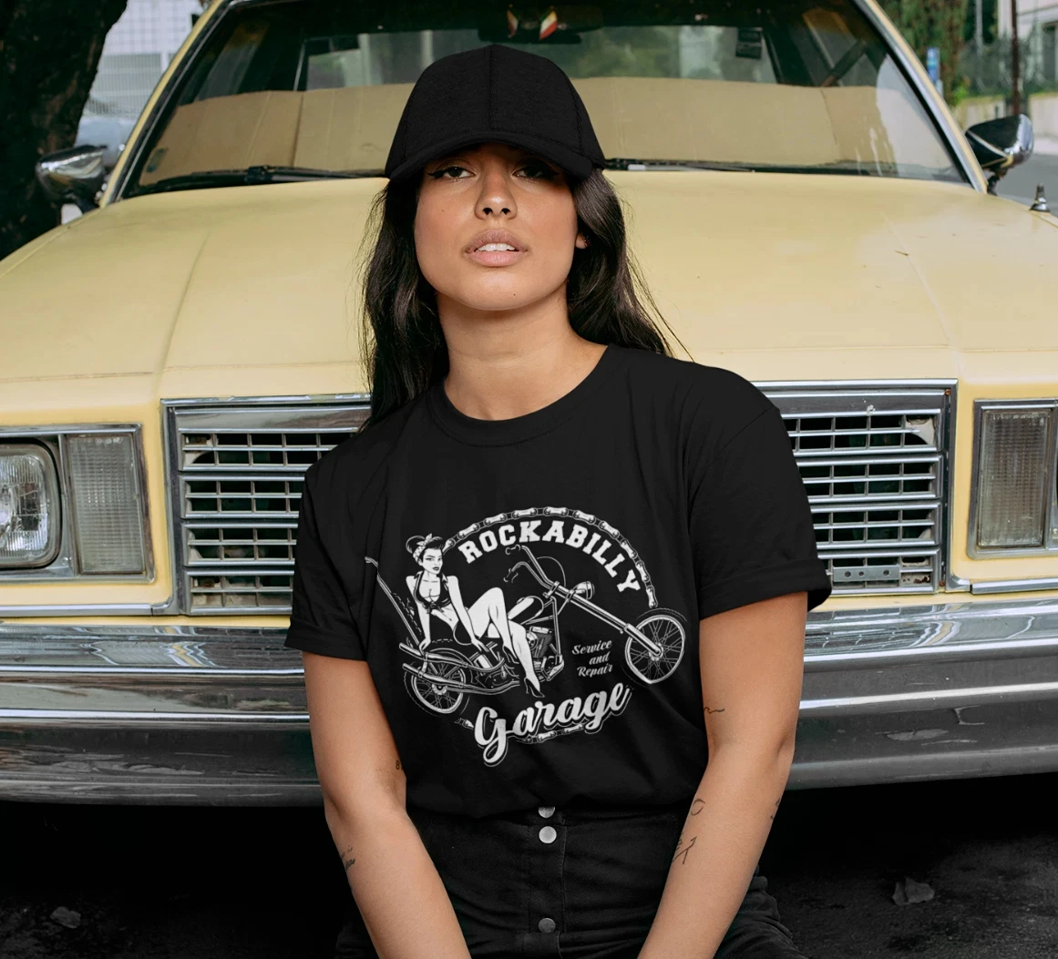 2026 New Vintage American Motorcycle T SHIRT Biker Rockabilly Model Racing GIFT TEE