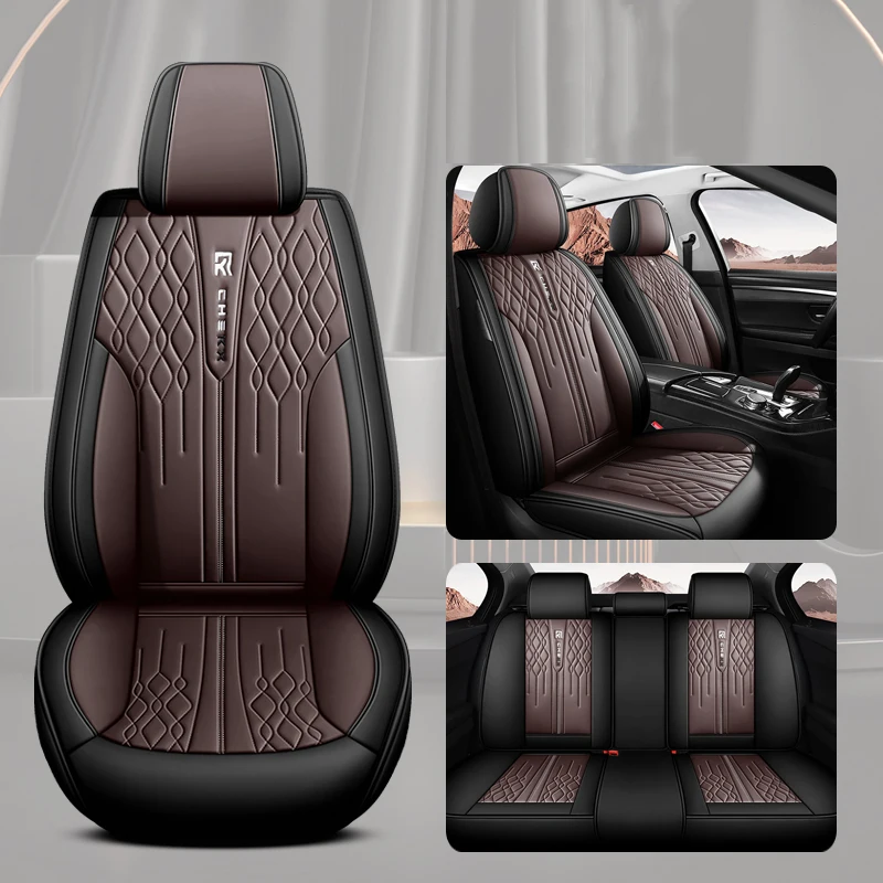 

Кожаные чехлы на автомобильные сиденья для Chevrolet Orlando Malibu XL Spark Cavalier Cobalt BMW Serie1 E87, аксессуары для салона автомобиля, водонепроницаемые