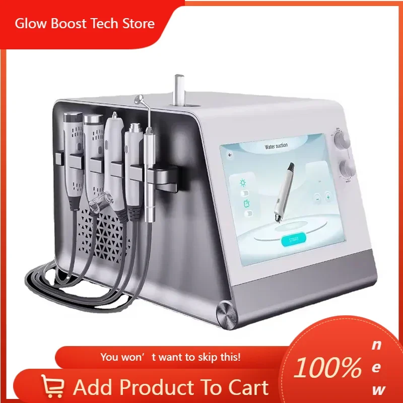 

Новая 5-в-1 машина для кислородной дермабразии, лифтинга кожи, очищения лица, удаления акне и CO2-терапии.