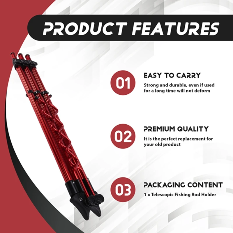 قضبان الصيد ترايبود للطي الصيد رود حامل دعم 8 الأخدود سبائك الألومنيوم قصبة صيد خشبية حامل لملحقات الصيد