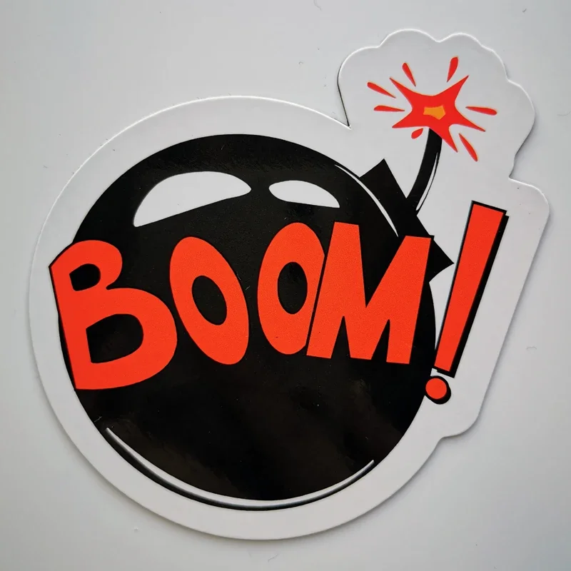 Magnetic Sticker Learning Rewritable Words Cartoon Bomb For Early Educational Cognitive Pretend Play Board Game