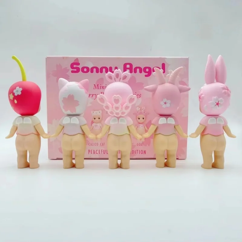 Sonny Angel 2019 Cherry Blossom Series Minifiguren 5 stijlen Blind Box Anime Ornament Poppen Verrassingsgeschenken Kwaliteit Replica Speelgoed