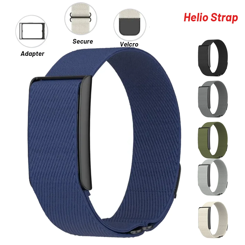 

Адаптерная рамка + нейлоновый спортивный ремешок для Amazfit Helio, регулируемый эластичный ремешок Correa Helios, браслет Amazfit, ремешок Cinturino