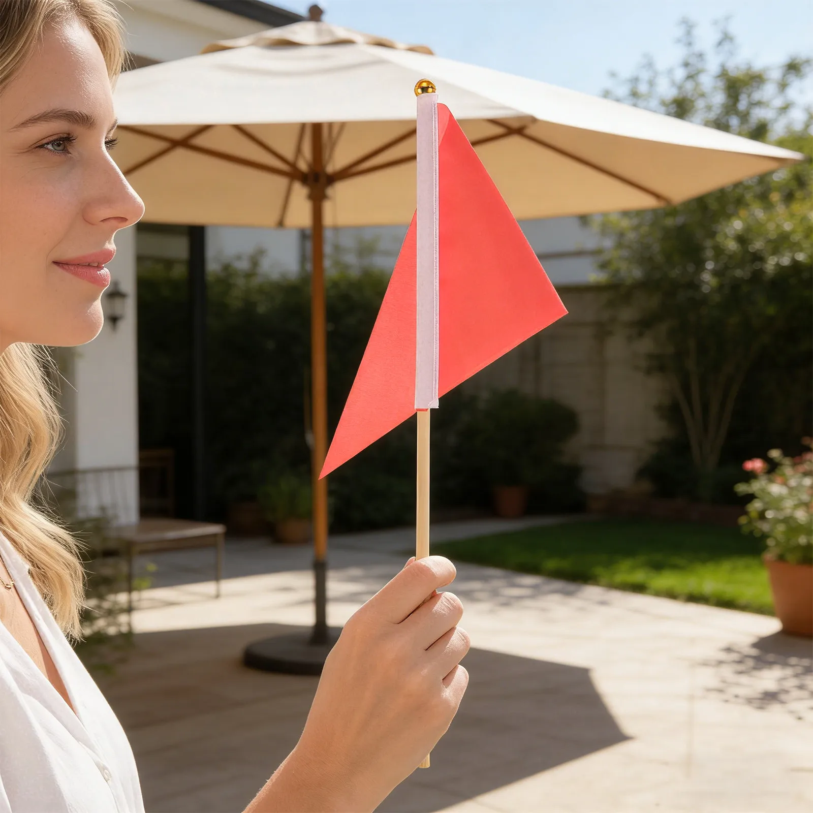 16Pcs Colored Marking Flags for Yard Lawn Garden Outdoor Property Marker Flags Survey Stakes Marking Flag Gardening Flag Markers