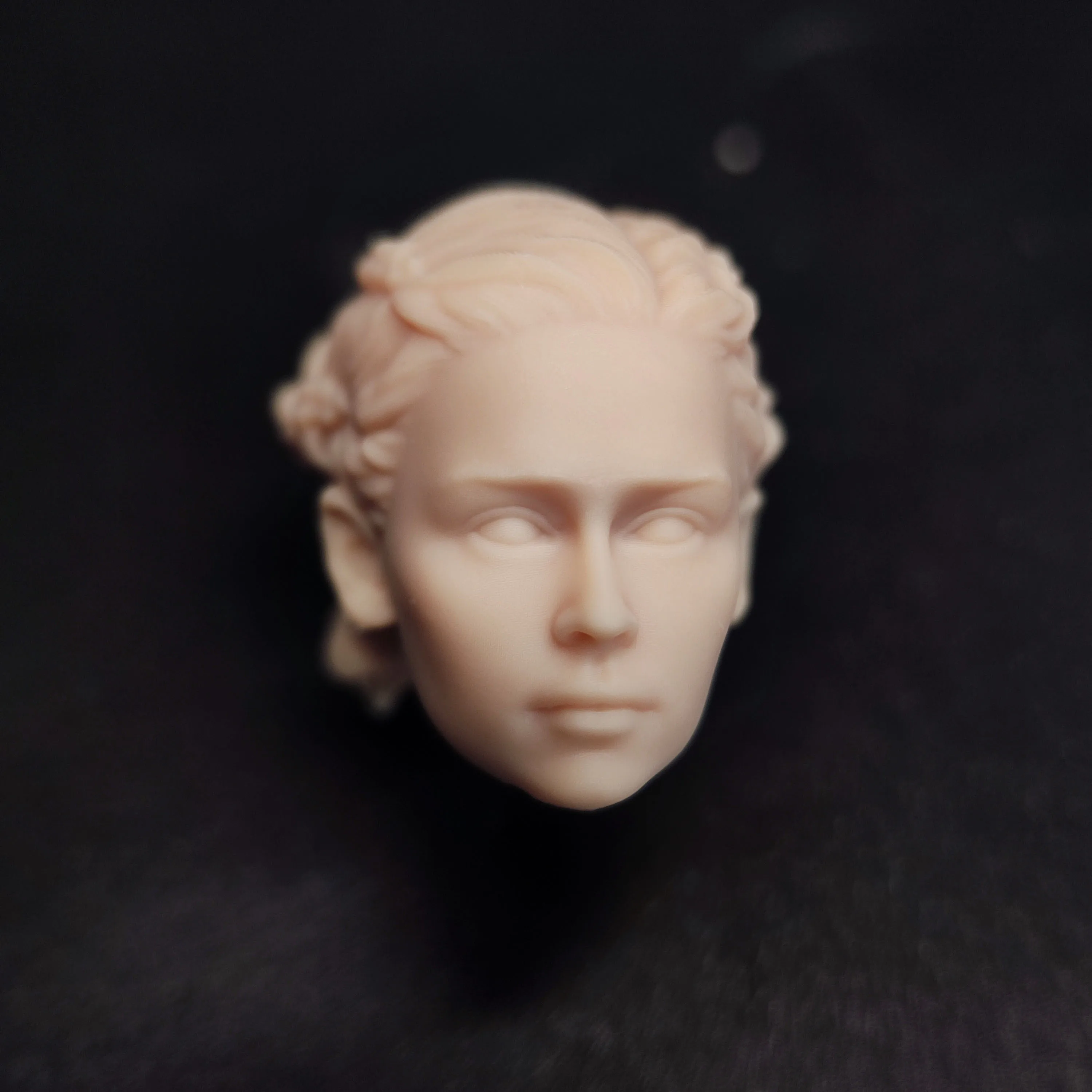 HL1765 DIY Customized 1/18 1/12 1/10 Scale Unpainted Head Sculpt for 3.75