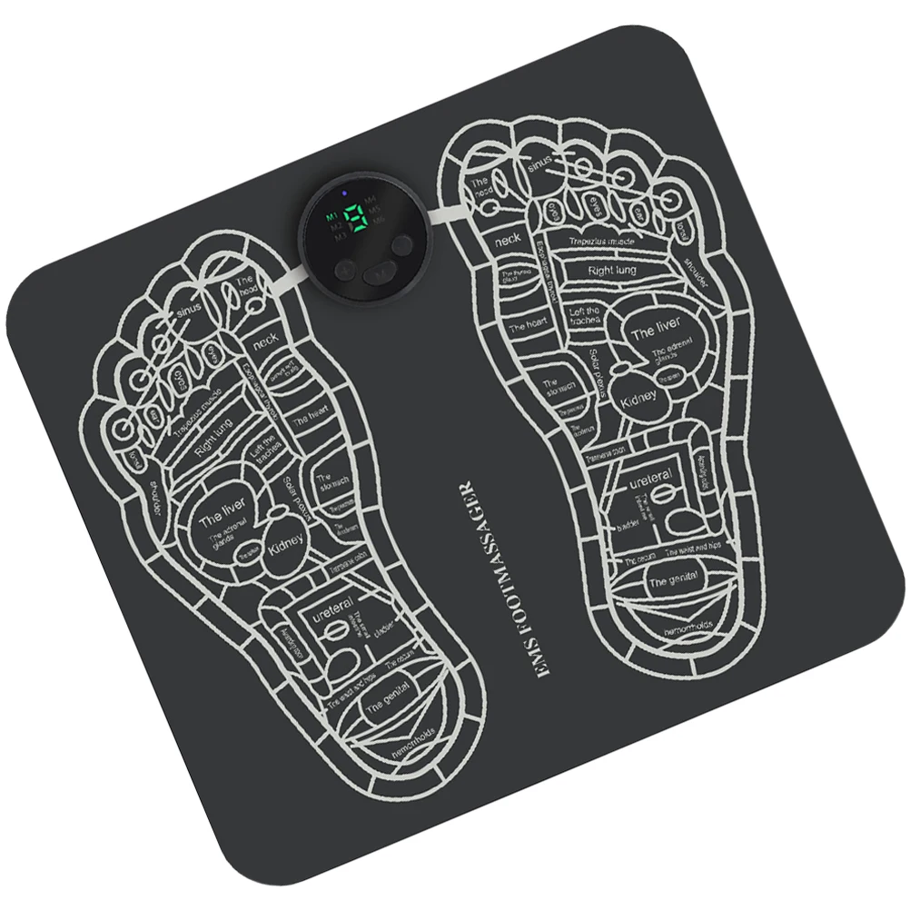 

Массажер для ног, электрический микротоковый массаж подошвы для дома, портативное физиотерапевтическое устройство для ухода за ногами