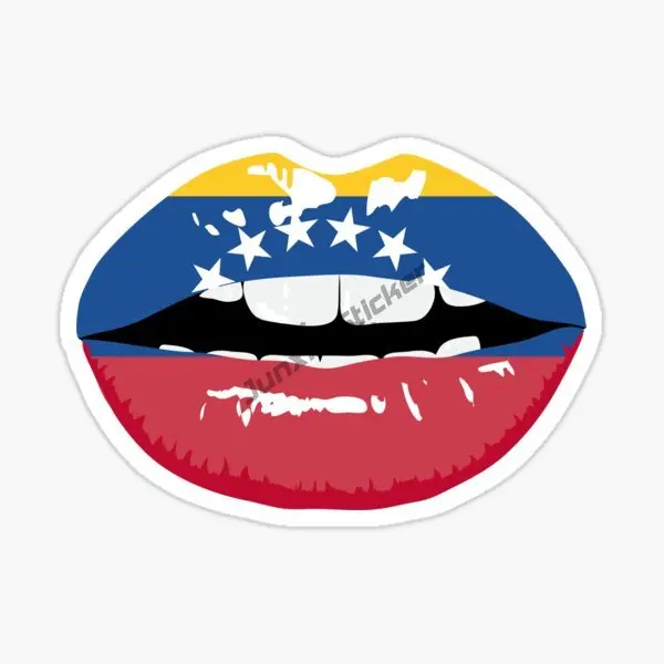 الإبداعية البندقية الشفاه خريطة العلم سيارة ملصق جودة مقاوم للماء الفينيل ذاتية اللصق اكسسوارات السيارات ديكور الشارات #5