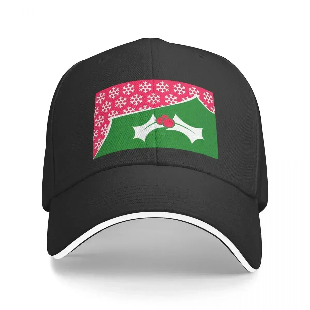 Unisex Baseball Hats Winter Spiced Cranberry Flag Outdoor Sports Baseball Caps Hip Hop Cap Hats Customizable Polychromatic