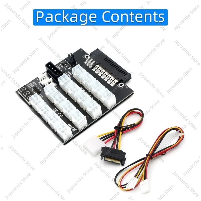 ATX 16x6Pin Power Tap Board for GPU Mining, 800w, 1400w, 1600w