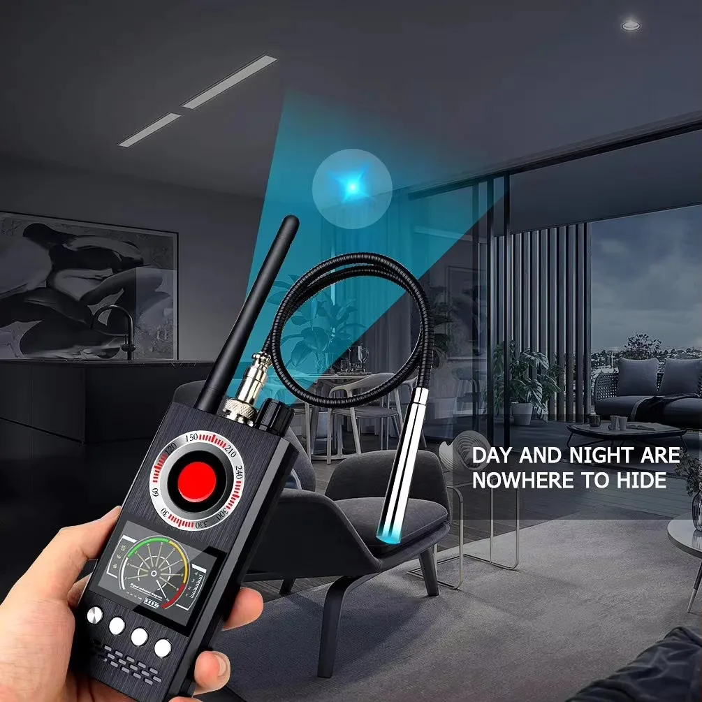 K68 Anti Spy Hidden Camera Detection Wireless RF Signal Bug GSM Scanner Spy Eavesdropping Car GPS Tracker Gadgets Detector RF