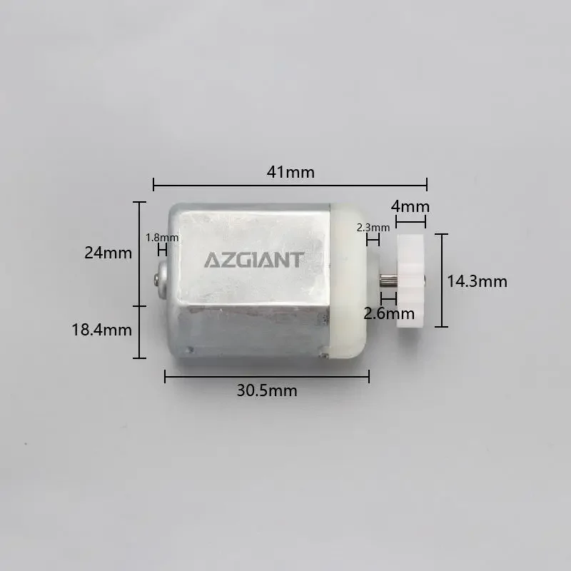 AZGIANT XH007 20210327 car door locking system motor 12V for Renault Twingo MK2 1993-2006 Scenic MK1 1996-2003 16 Teeth gear kit