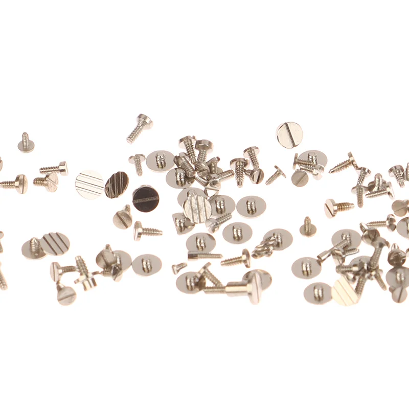 100 Uds. Accesorios para relojes, tornillos para movimientos de relojes, microtornillos varios de precisión, tornillos, enviados al azar en varios tamaños