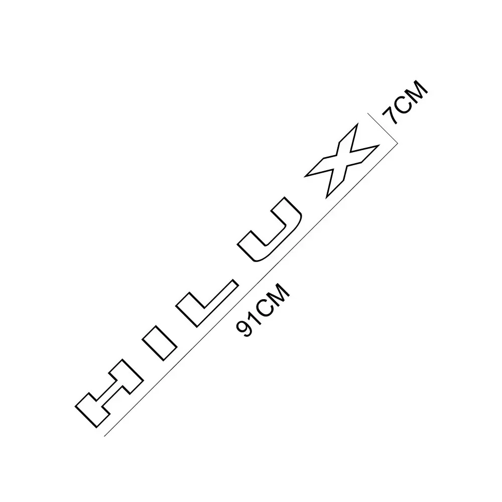 لتويوتا هايلكس فيجو ريفو بيك اب الزجاج الأمامي سيارة ملصق شاحنة راية يغطي شارات ديكور الفينيل اكسسوارات ضبط السيارات