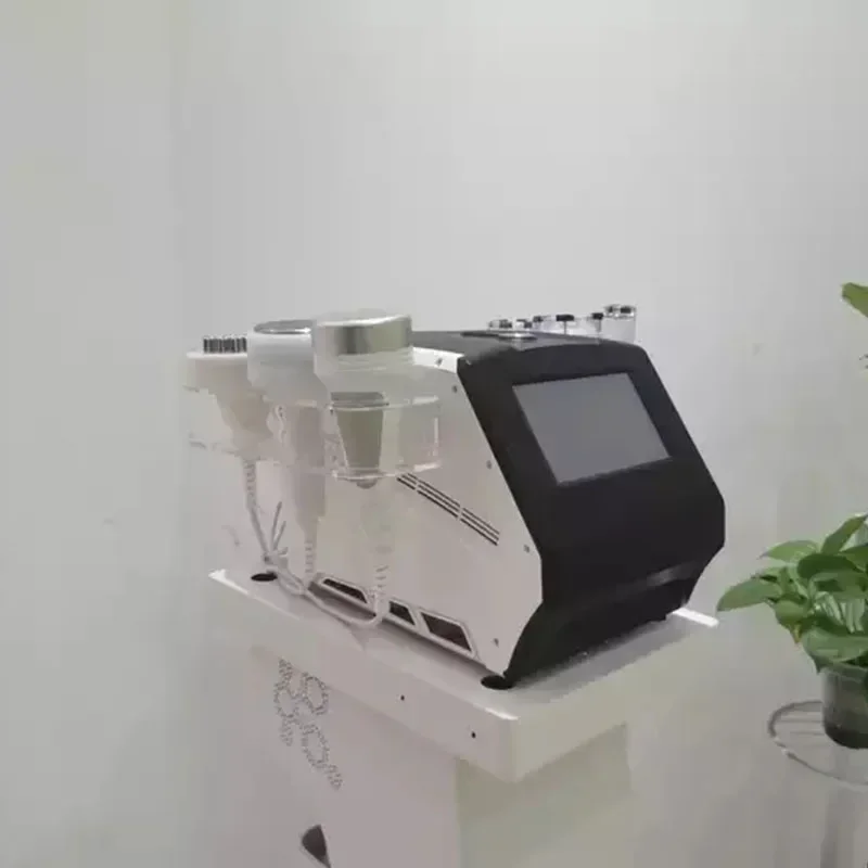 Portabel 6 In 1 Vakum R Kontur Tubuh R Rongga 40K 80K Bentuk S Cavit 3D Lipo R 80K Cavit Mesin Pelangsing Tubuh